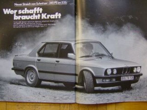 sport auto 9/1985 300E AMG W124,Scirocco GT,535i Schnitzer E28