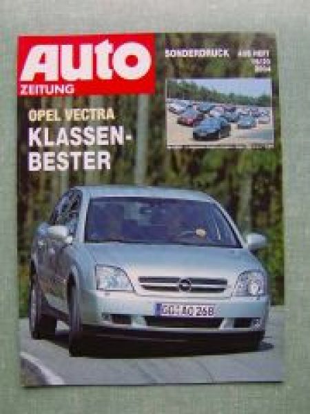 Auto Zeitung 19+20/2004 Opel Vectra gegen 12 Mitteklasse Diesel