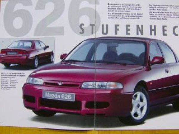 Mazda 626 Zubehör Prospekt Juli 1992 Rarität