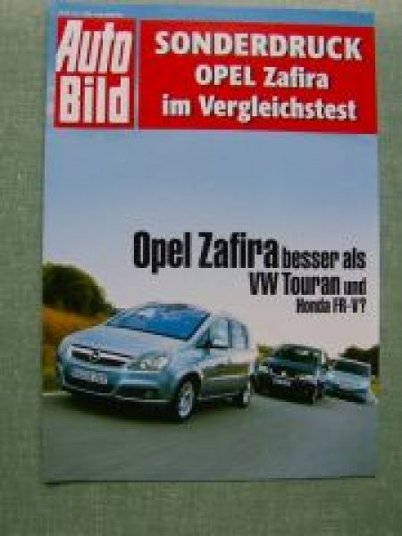 Auto Bild 30/2005 Opel Zafira Vergleicht mit Touran Honda FR-V