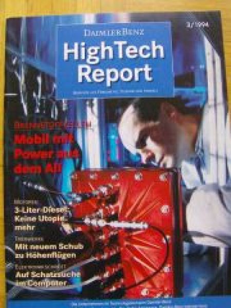 Daimler Benz High Tech Report 3/1994 3-Liter-Diesel Motoren