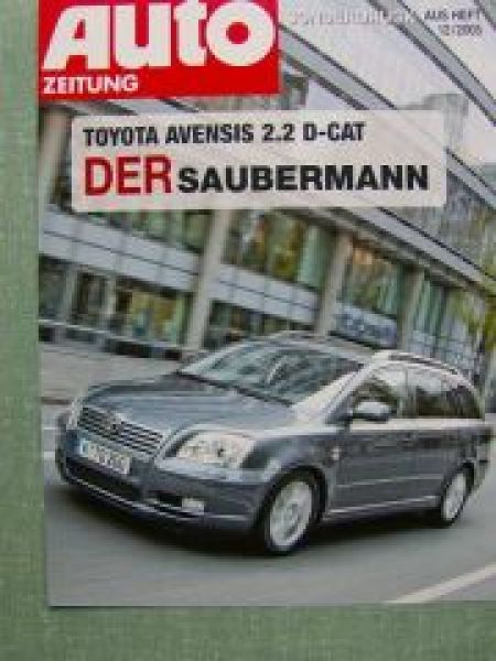 Auto Zeitung 12/2005 Toyota Avensis 2.2 D-CAT Saubermann