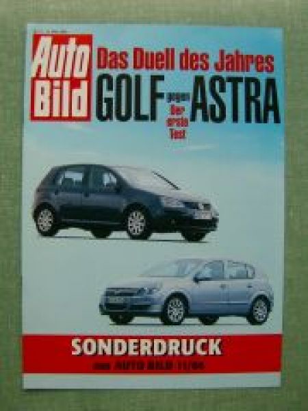 Auto Bild 11/2004 VW Golf5 vs. Opel Astra