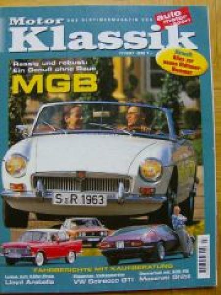 Motor Klassik 7/1997 VW Scirocco GTI, Lloyd Arabella, VW Scirocc