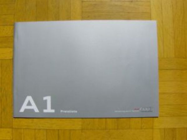 Audi Preisliste A1 Attraction Ambition April 2011 NEU