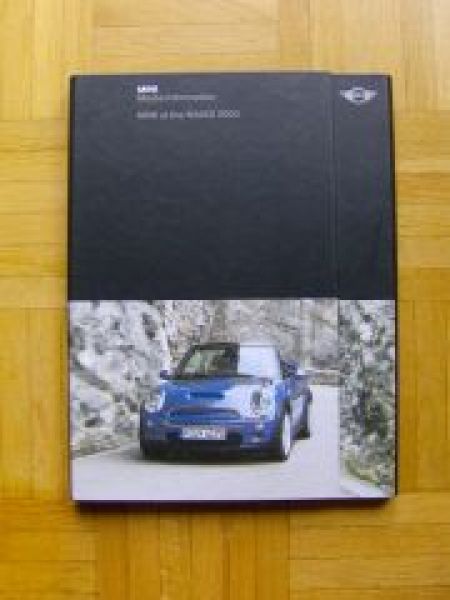 BMW Mini Pressemappe NAIAS 2005 Mini +Cabrio R50 R52