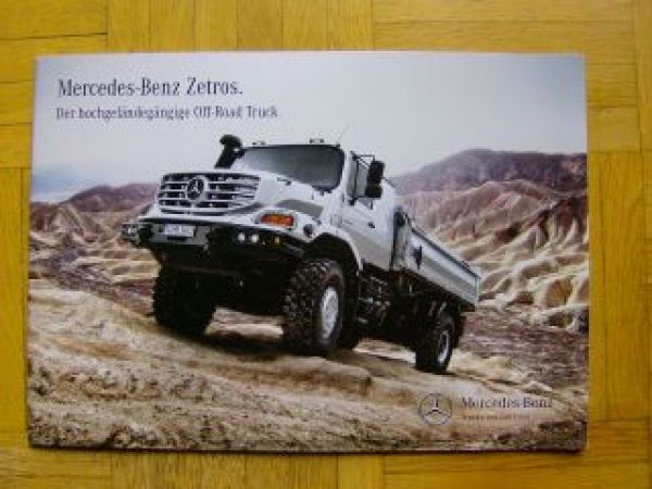 Mercedes Benz Zetros September 2010 NEU Rarität
