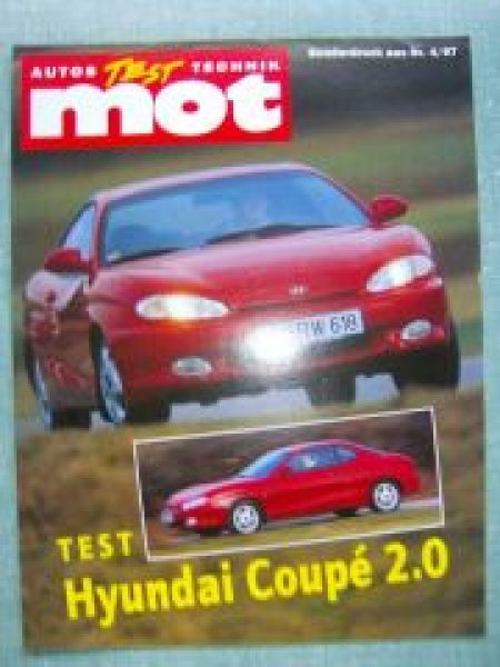 mot 4/1997 Hyundai Coupe 2.0 Test