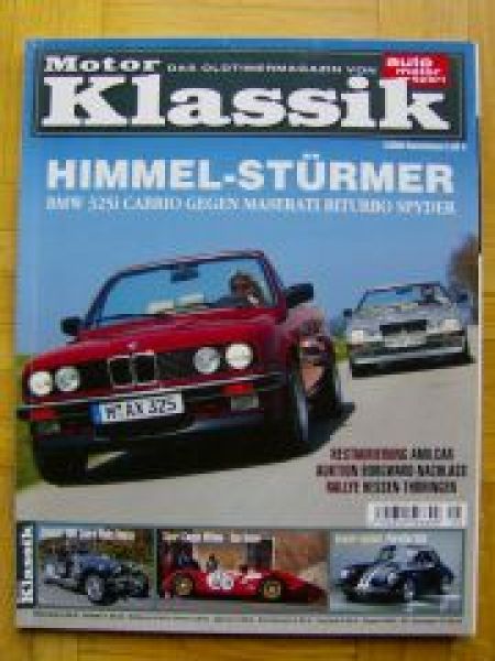 Motor Klassik 5/2004 BMW 325i Cabrio E30 vs. Maserati Biturbo Sp