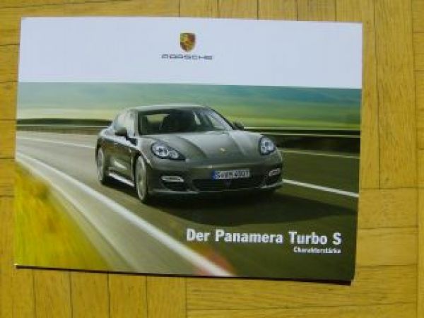 Porsche Panamera Turbo S Prospekt April 2011 NEU