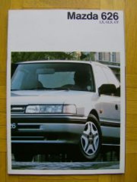 Mazda 626 LX, GLX, G T Prospekt November 1988 GD GV