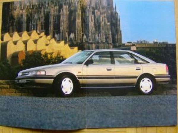 Mazda 626 LX, GLX, G T Prospekt November 1988 GD GV