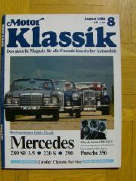 Motor Klassik 8/1988