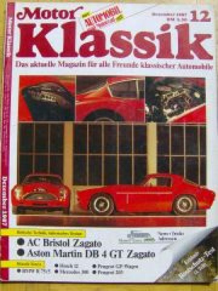 Motor Klassik 12/1987