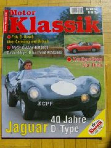 Motor Klassik 8/1994 Jaguar D-type, Fiat Dino,Mercedes Benz 630