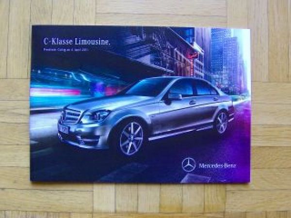 Mercedes Benz C-Klasse Limousine 4.April 2011 NEU BR204
