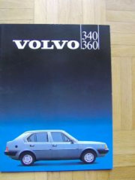 Volvo 340 360 Prospekt 1983 Rarität