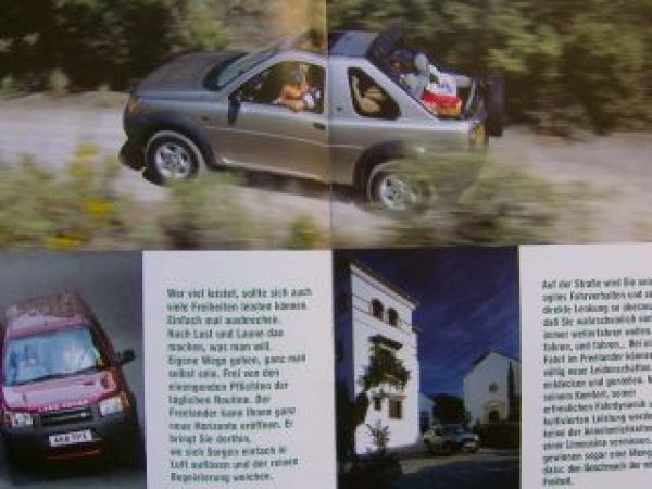 Land Rover Freelander Februar 1998 Prospekt NEU