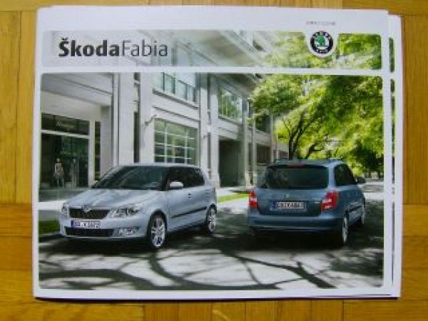 Skoda Fabia Prospekt +Preisliste Februar 2011 NEU