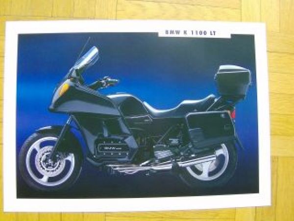 BMW K1100 LT Prospektblatt 1992 Rarität
