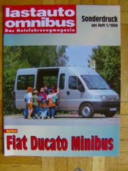 lastauto omnibus 1/1999 Fiat Ducato Minibus Sonderdruck