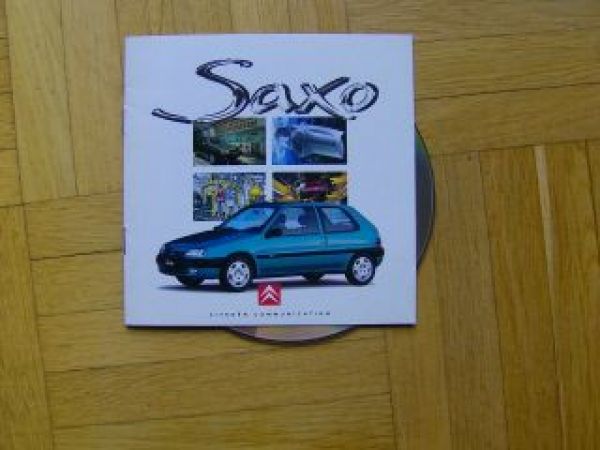 Citroen Saxo Presse CD +Textheft November 1995 Rarität