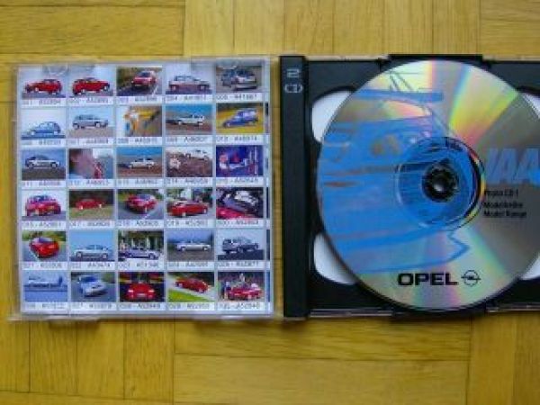 Opel IAA Frankfurt 1999 Phto CD1 +2 Modellreihe +Highlights