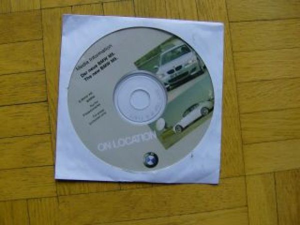BMW M5 E60 Limousine on Location Presse CD 9/2004