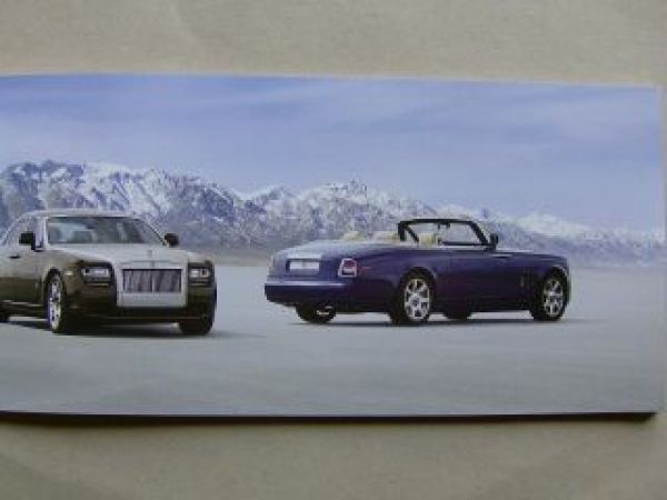 Rolls Royce Product range Ghost Phantom Drophead Prospekt 2009