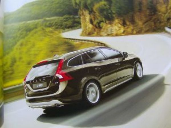 Volvo V60 Juli 2010 +R-Design Prospekt NEU