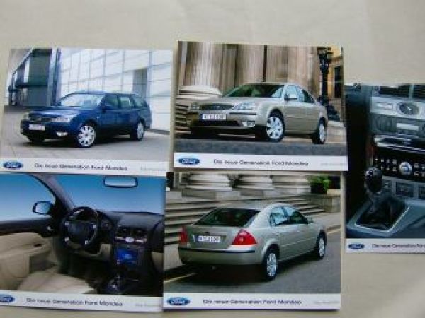 Ford Mondeo Neue Generation Pressebilder 2003 Rarität