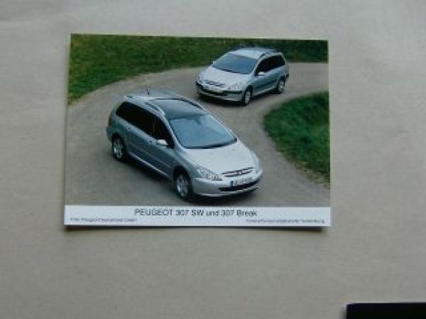 Peugeot 307 SW und Break Pressebild