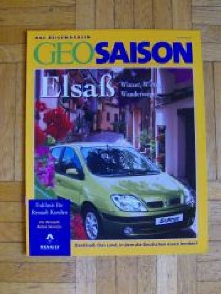 GEO Saison Renault Sonderdruck Scenic Elsaß