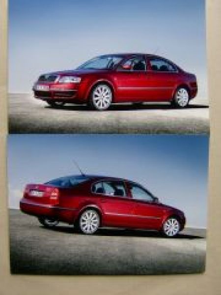Skoda Superb Modelljahr 2006 Pressefotos +Historie