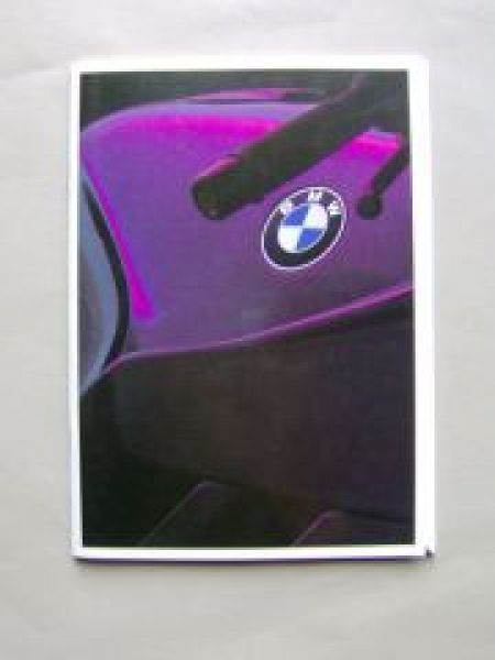BMW Motorräder 1990 Prospektmappe