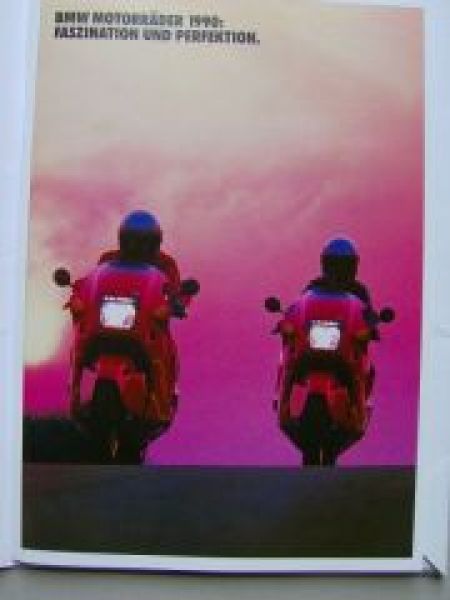 BMW Motorräder 1990 Prospektmappe