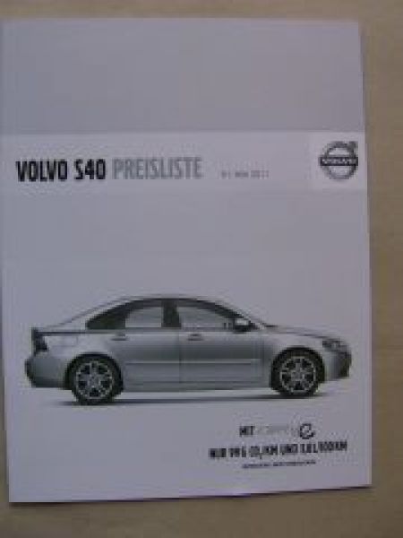 Volvo S40 Stand: 1.Mai 2011 NEU