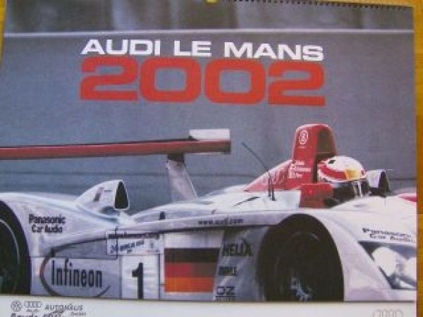 Audi 2002 Le Mans Biela Kristensen Pirro Großformat