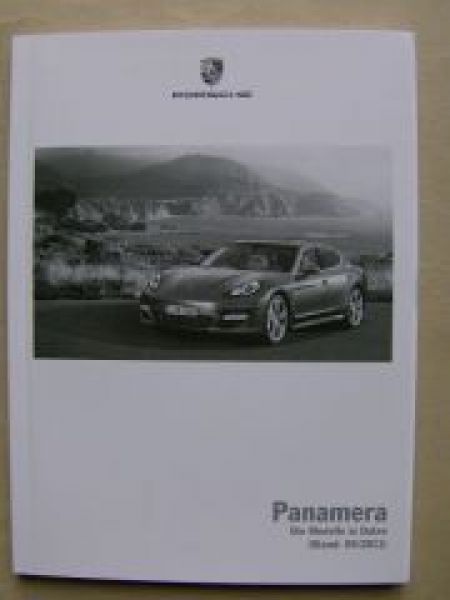 Porsche Panamera Preisliste Mai 2011 NEU