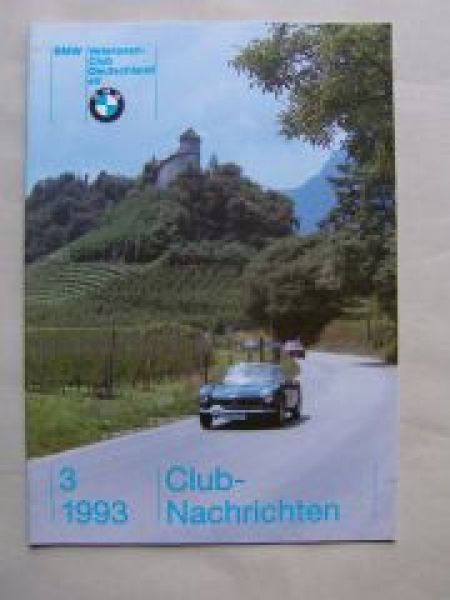 BMW Veteranen-Club Deutschland Clubnachrichten 3/1993