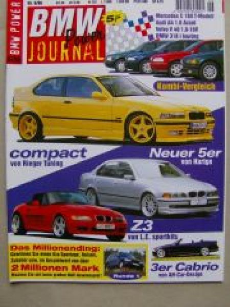 BMW Power Journal 6/1996 Rieger compact E36, Hartge E39,Z3