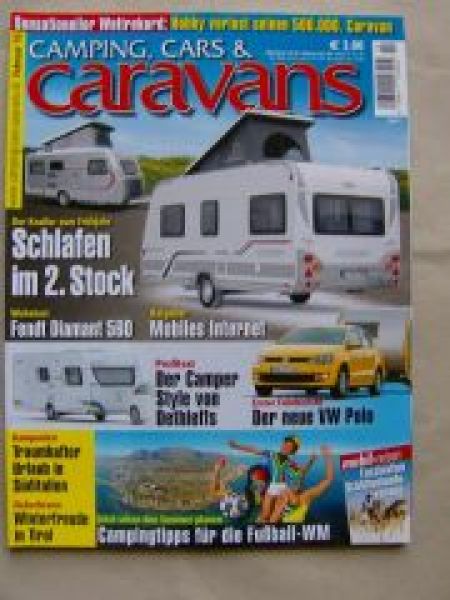 Camping, Cars & caravans 2/2010 Fendt Diamant 560, Polo, Dethlef