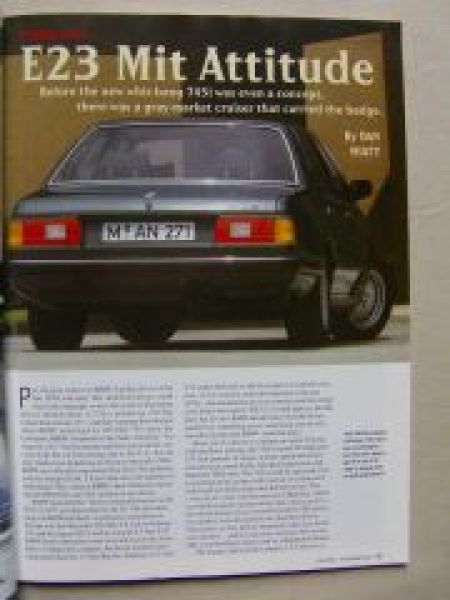 Roundel 12/2001 M3 E46 vs. C32 AMG W202, 7series E23