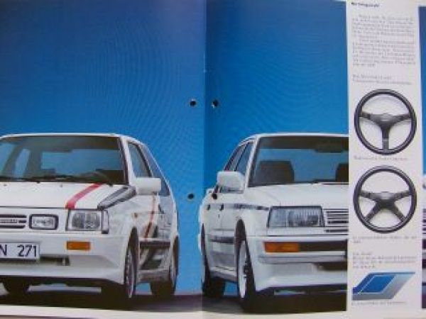 Nissan Extrawünsche Prospekt 1986