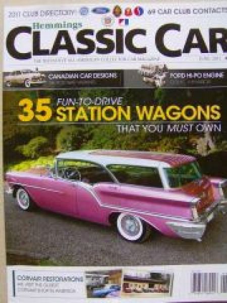 Hemmings Classic Car 6/2011 Rambler Six Super Cross Country stat