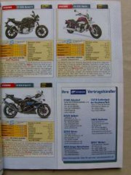 Motorrad Katalog 2010 BMW S1000 RR, KTM 990, Gilera, Ducati