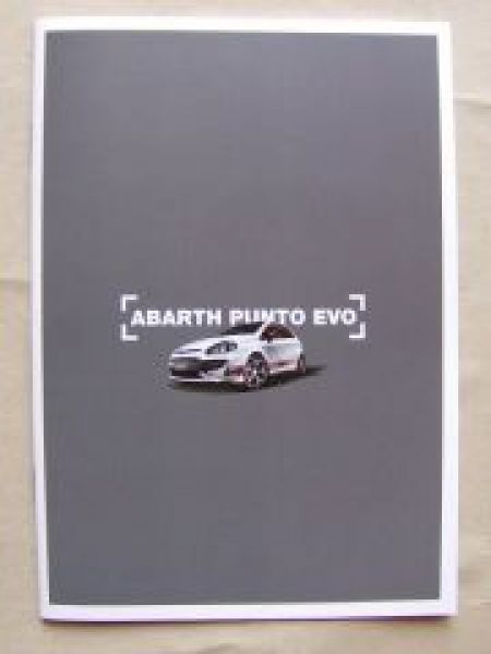 Fiat Abarth Punto Evo März 2011 NEU +Preisliste