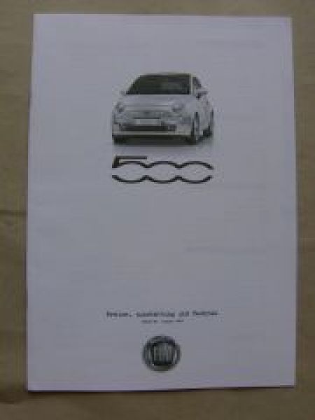 Fiat 500 Pop Lounge Sport byDiesel Januar 2011 NEU