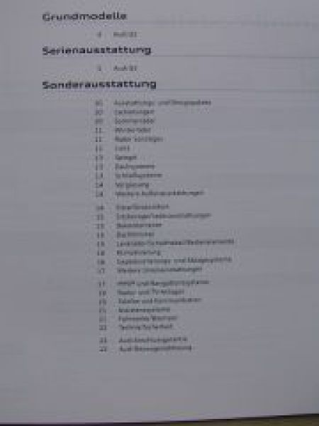 Audi Q3 Prospekt Juni 2011 +Preisliste NEU