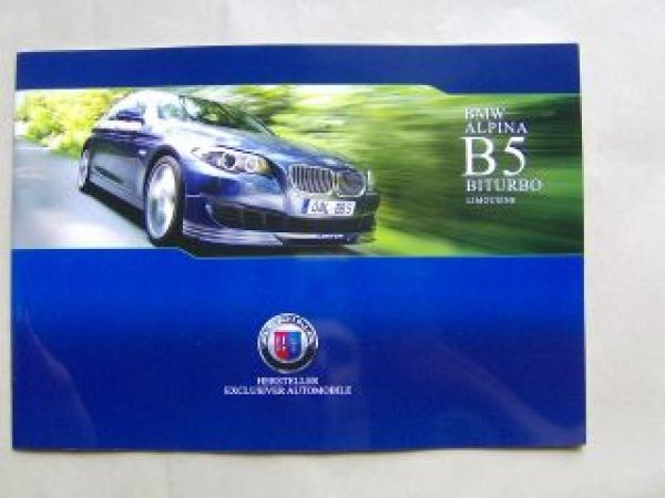 Alpina B5 Biturbo Limousine F10 Oktober 2010 NEU